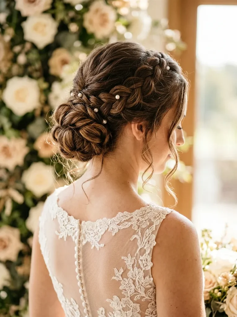 Braided Wedding Updo