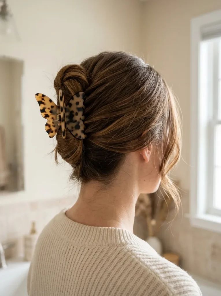 Butterfly Clip Updo