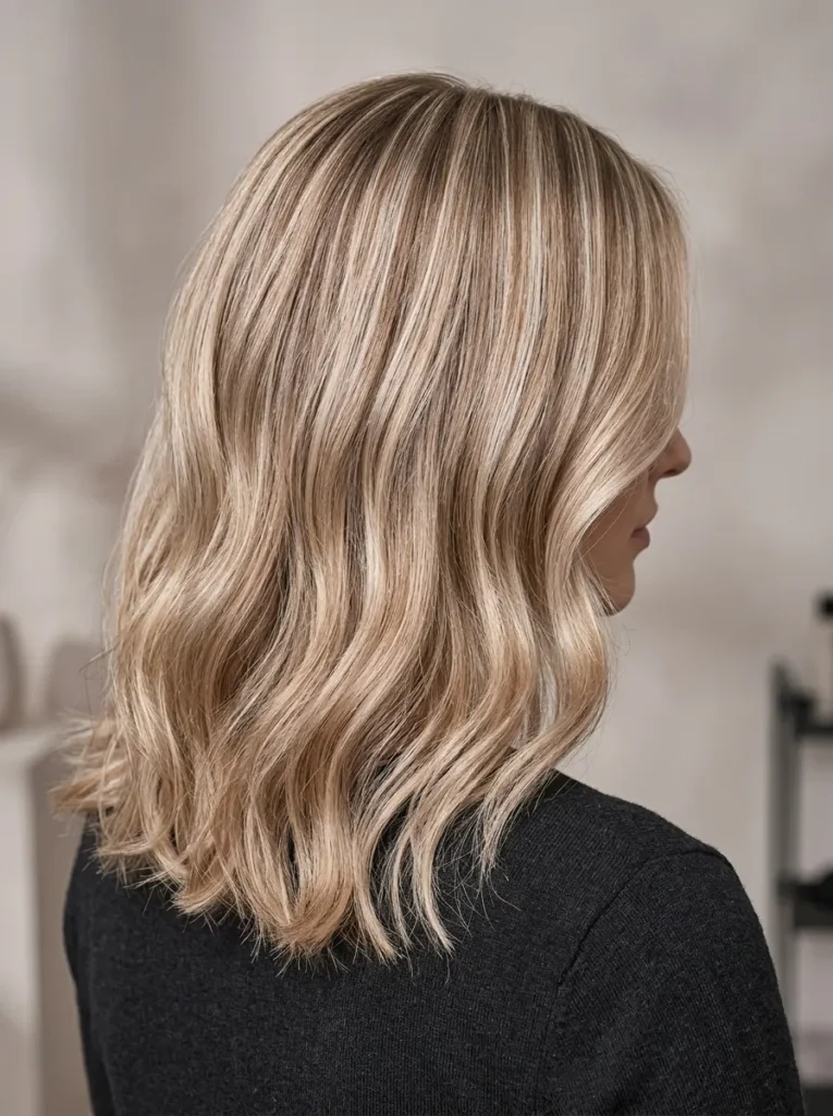 Champagne Blonde Highlights