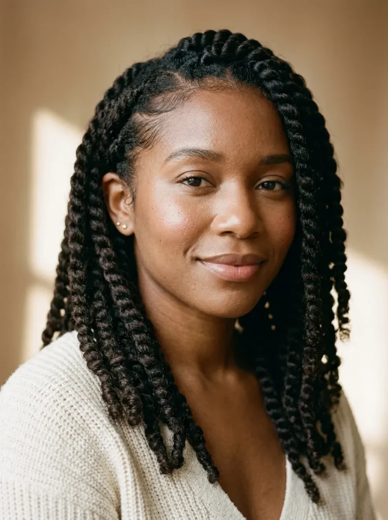 Chunky Two-Strand Twists