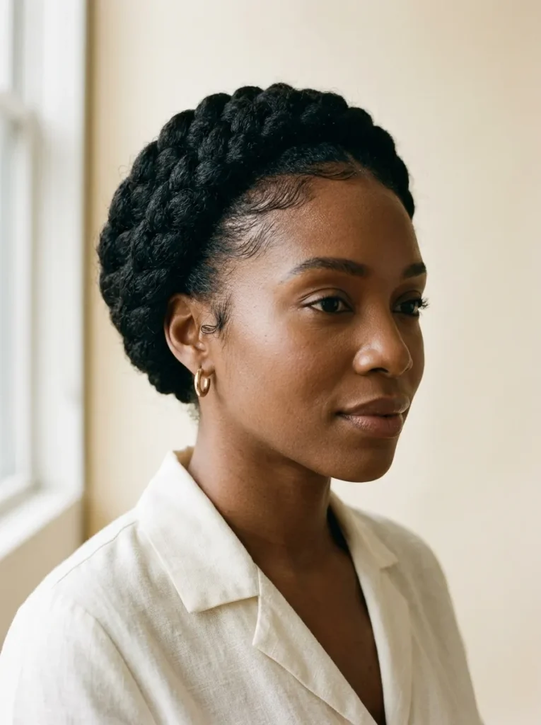 Crown Braid Updo