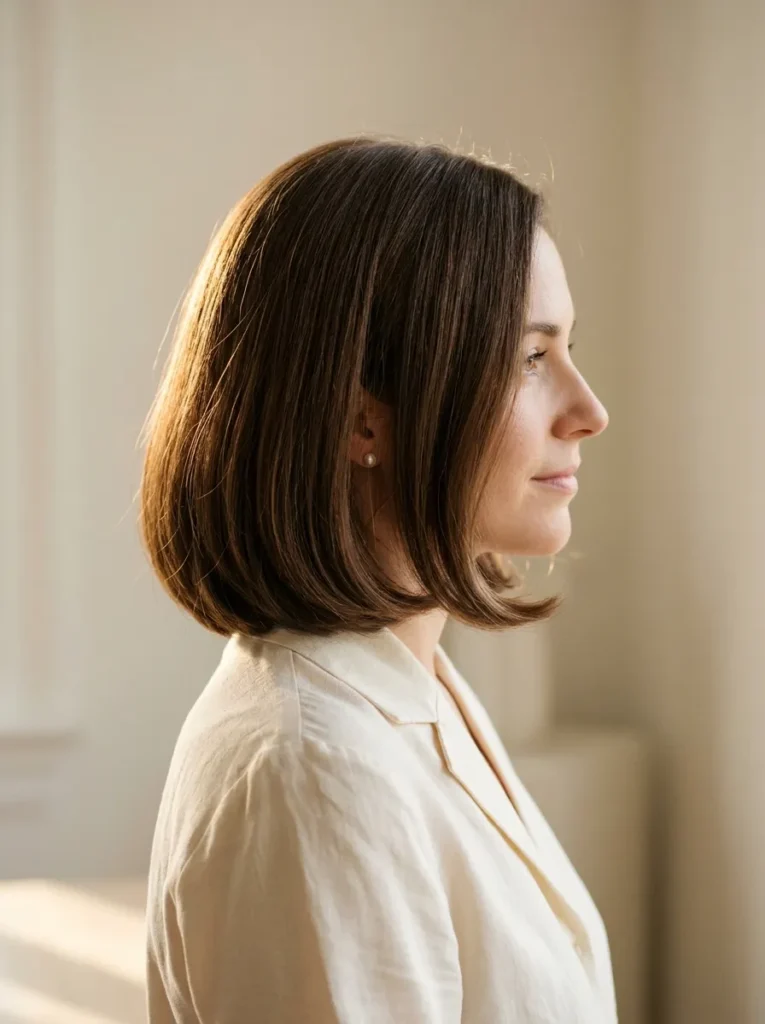 Curved Jawline Bob