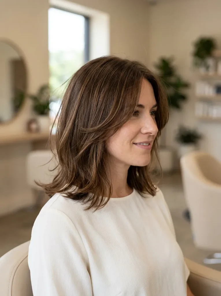 Feathered Long Bob