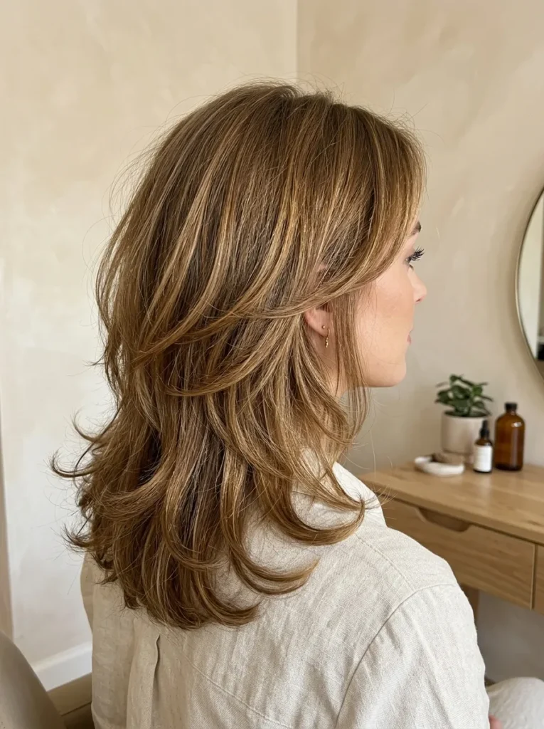 Feathered Shoulder Layers