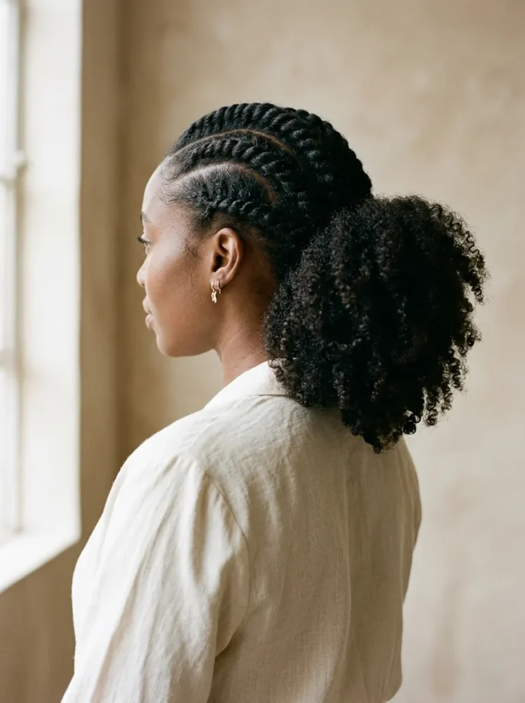 Flat Twist Ponytail