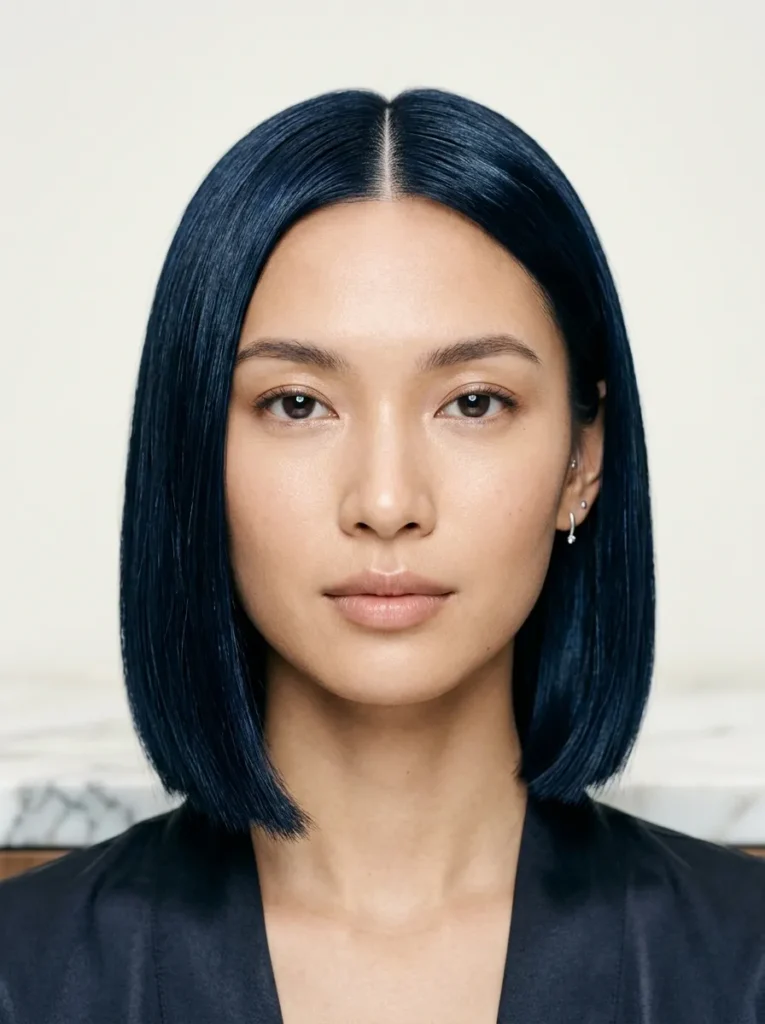 Glossy Glass Hair Bob