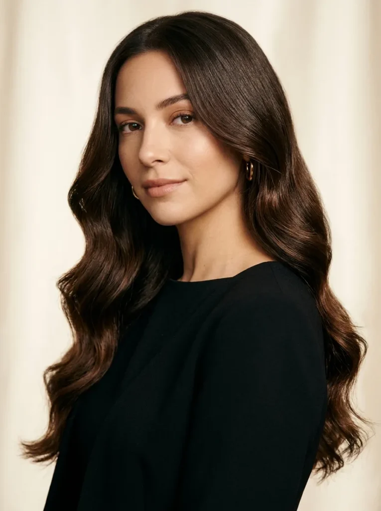 Glossy Hollywood Waves