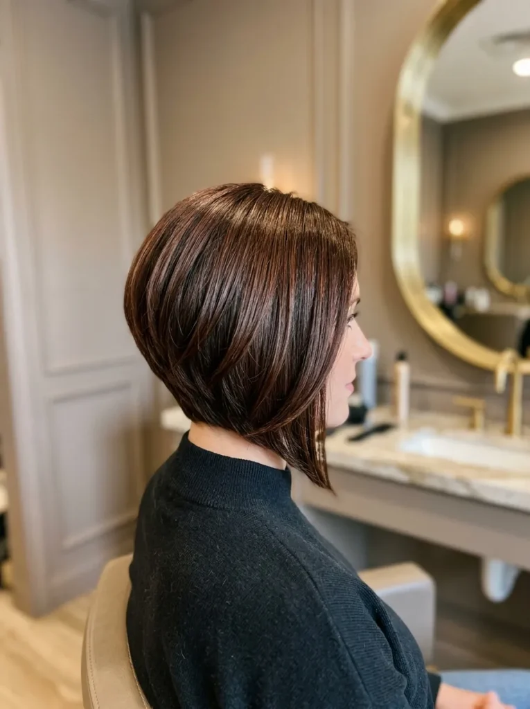 Inverted Stacked Bob