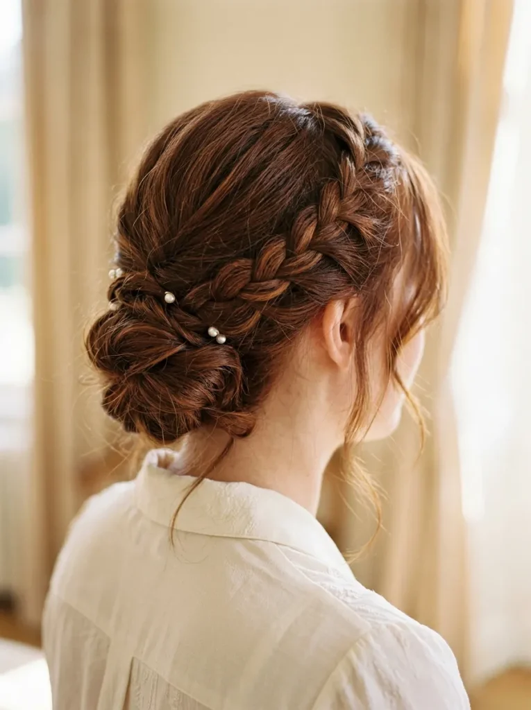 Lace Braid Updo