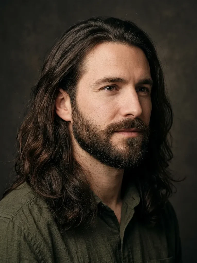 Long Hair With Beard