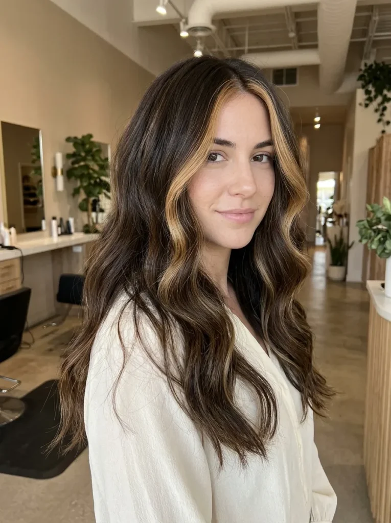 Long Hair With Money Pieces