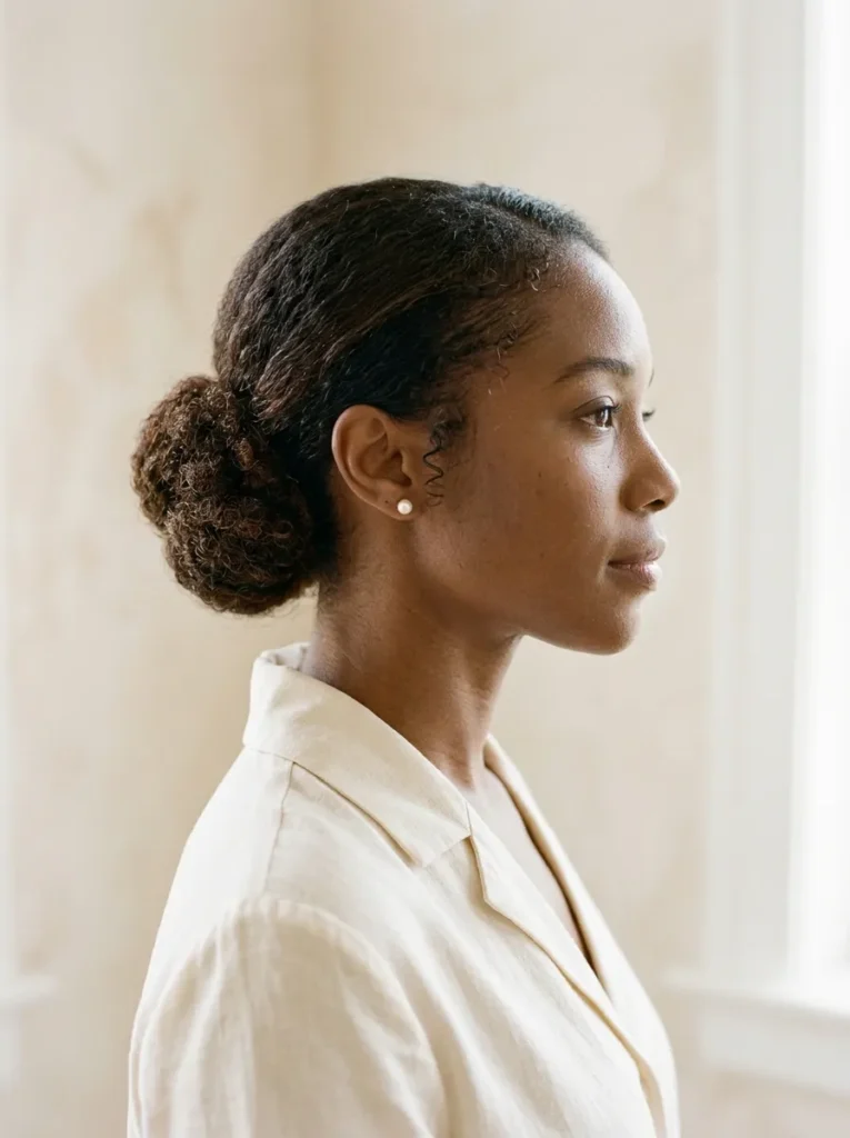 Low Natural Bun
