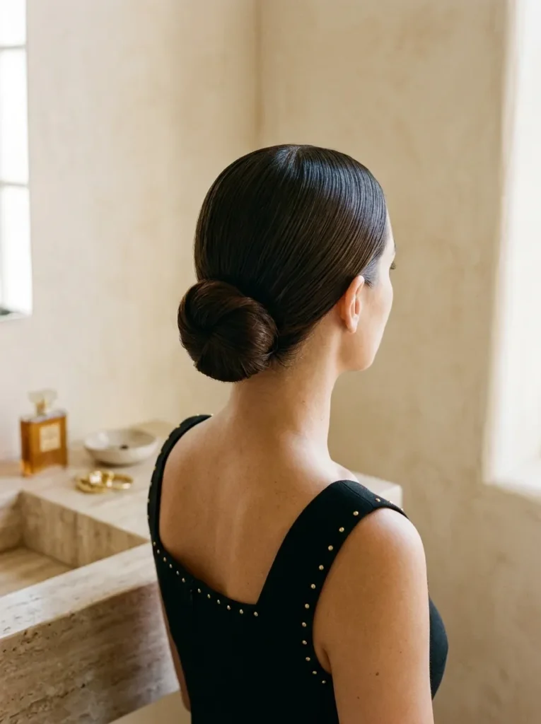 Low Sculpted Bun