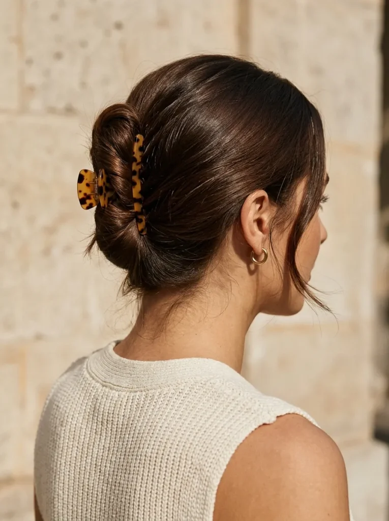 Minimalist Claw Clip Twist