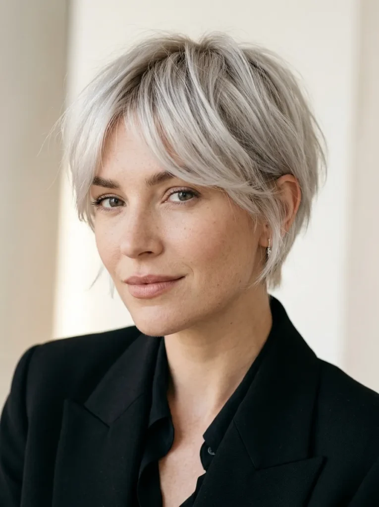 Platinum Blonde Pixie