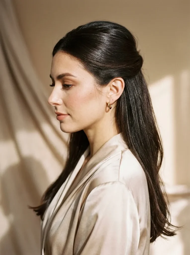 Polished Half-Up Style