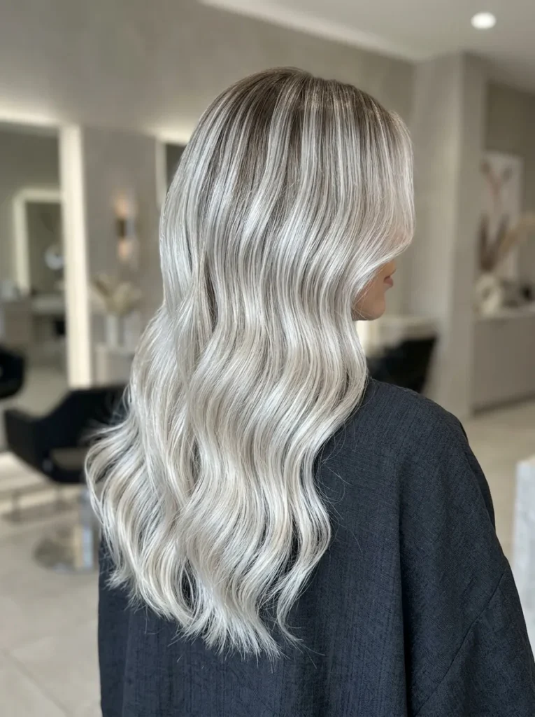 Rooted Platinum Blonde
