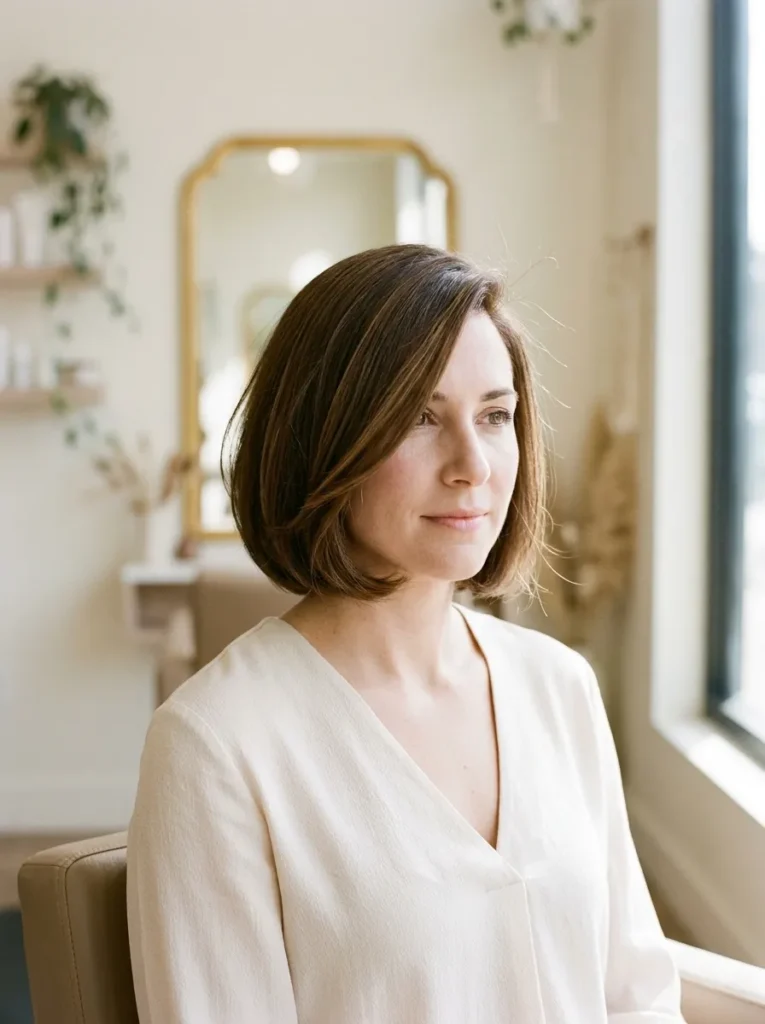 Side-Parted Bob