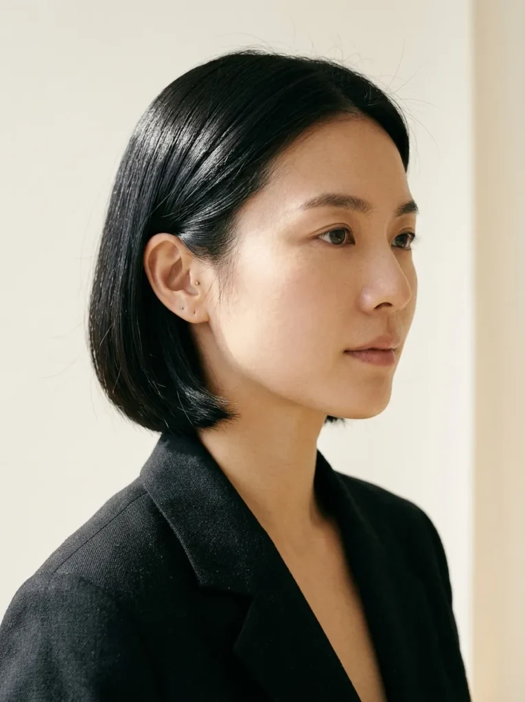 Sleek Ear-Length Bob