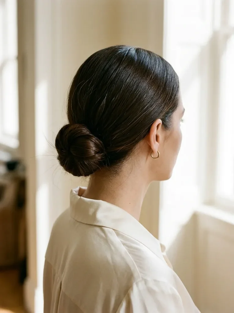Sleek Low Bun