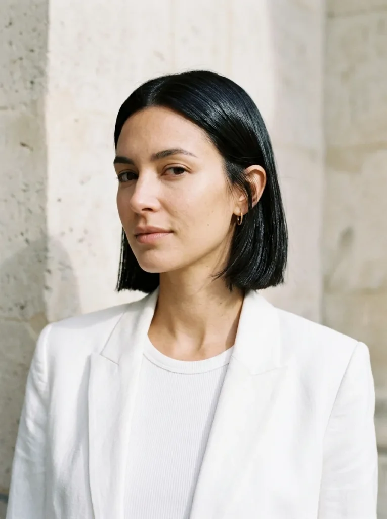  Slicked-Back Bob