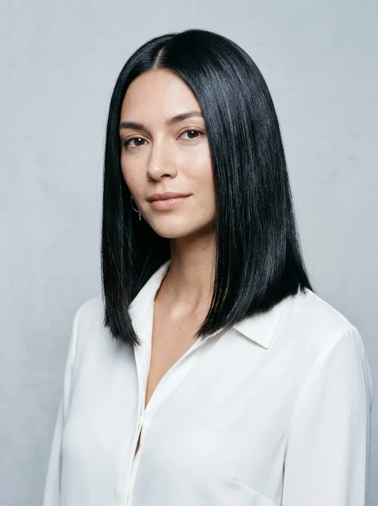 Straight Sleek Lob