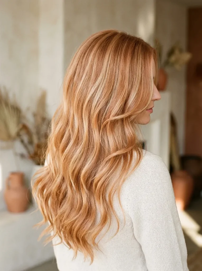 Strawberry Blonde Waves