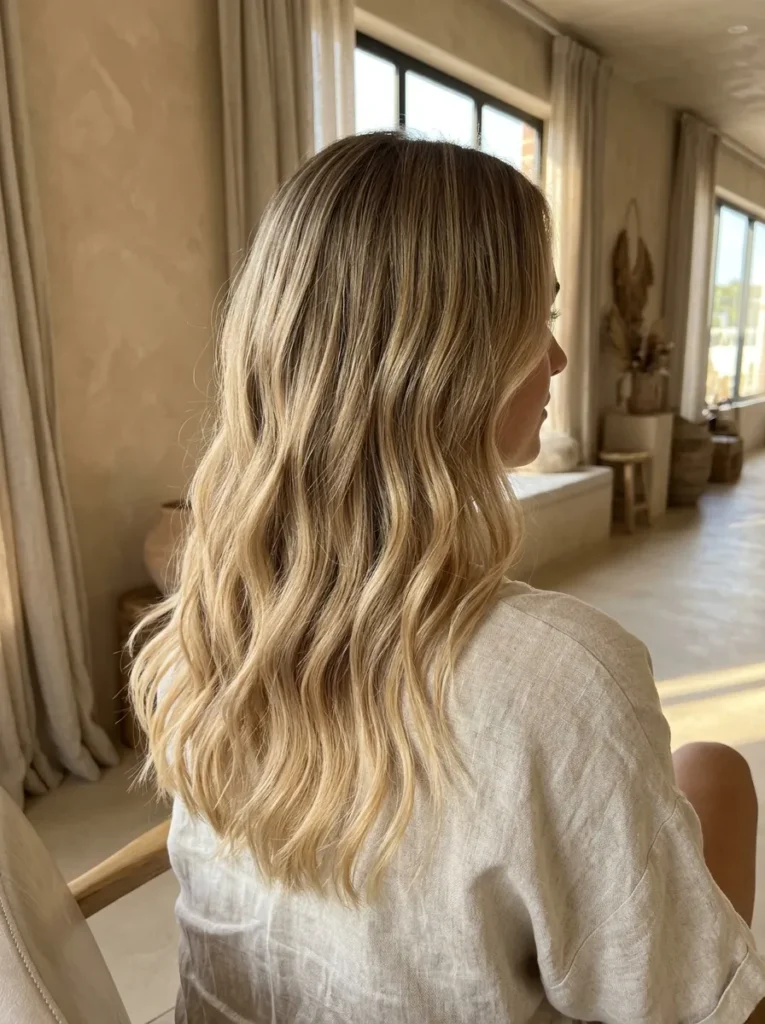Sun-Kissed Blonde Balayage