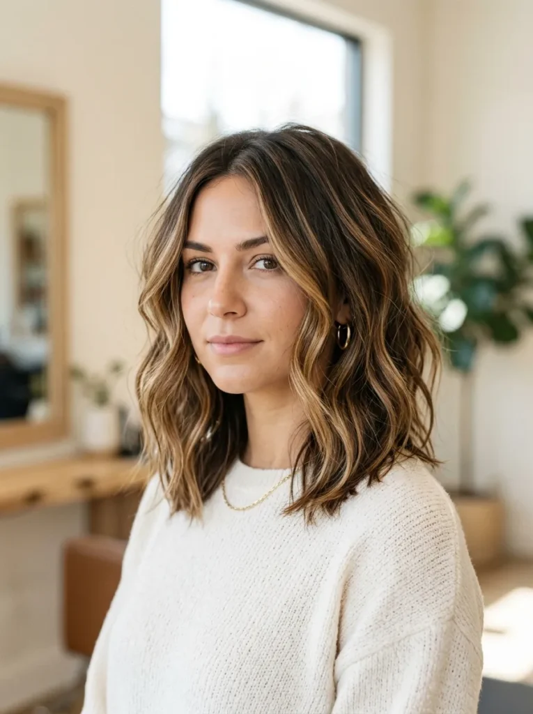 Textured Lob with Highlights