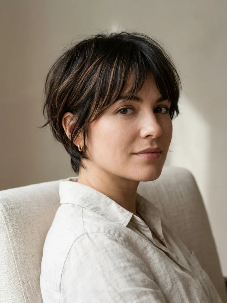 Textured Pixie Cut