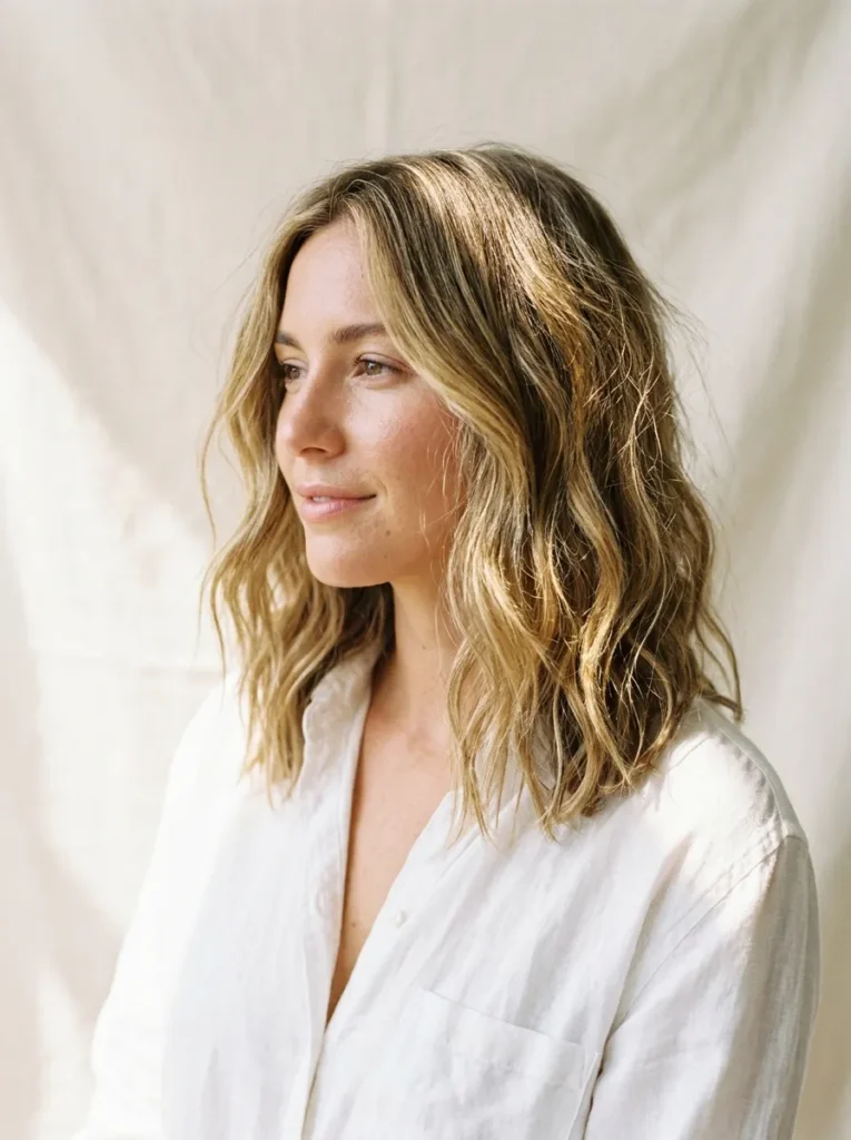 Tousled Beachy Lob