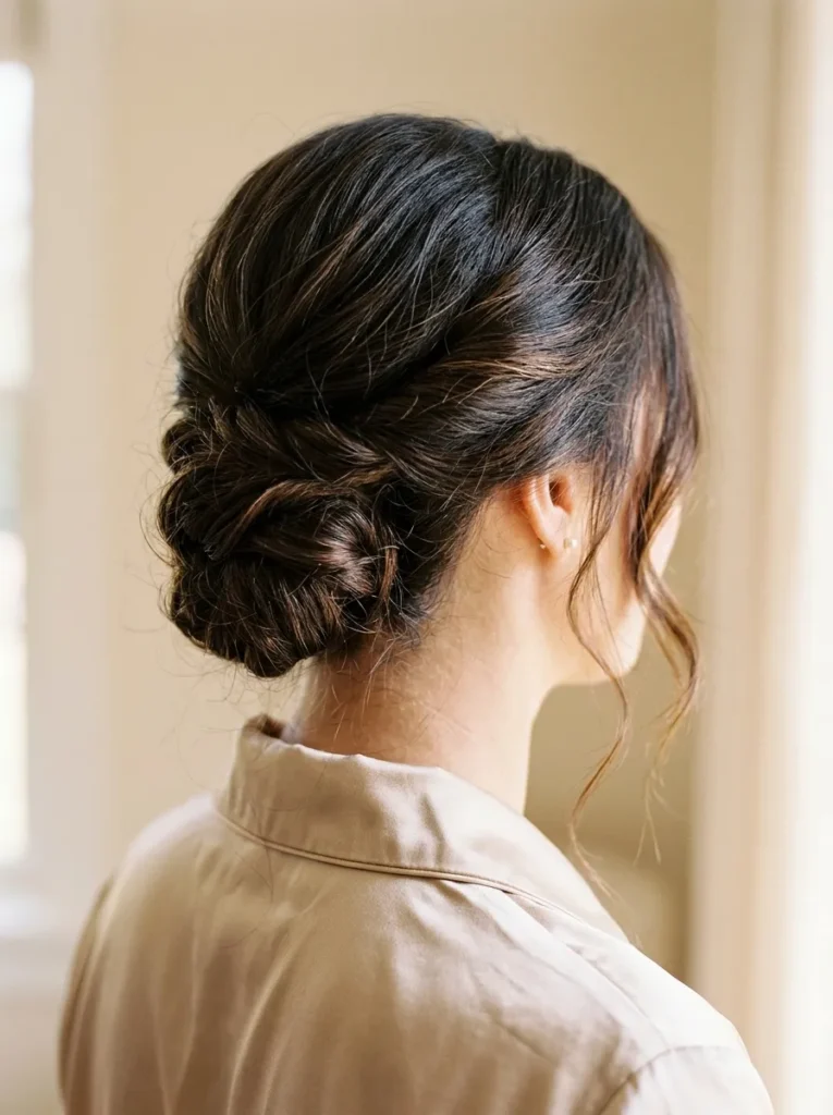 Twisted Low Chignon