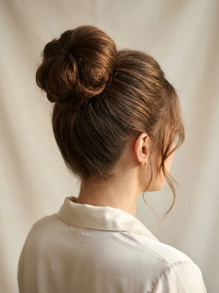 Voluminous High Bun
