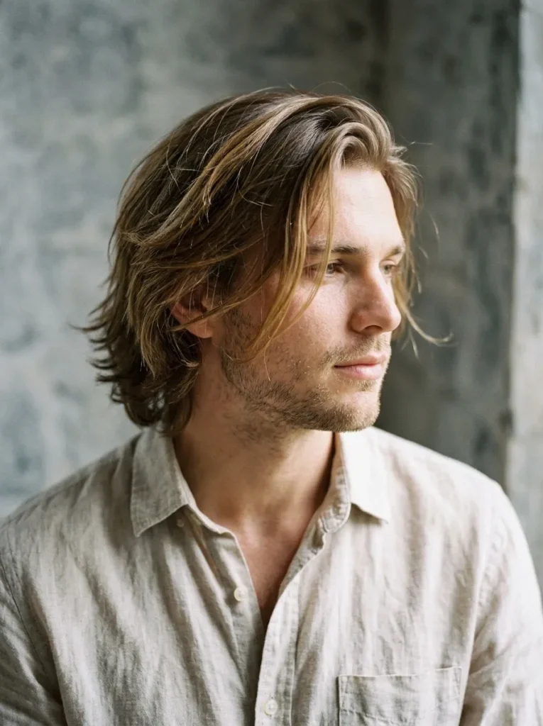 Windswept Long Hair