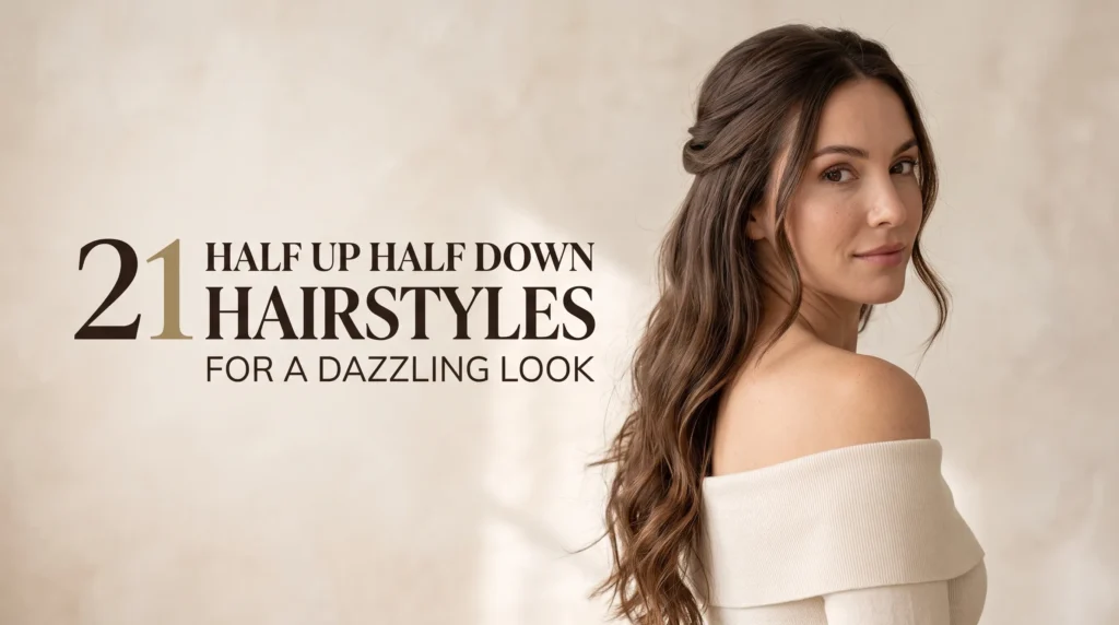 half up half down hairstyles