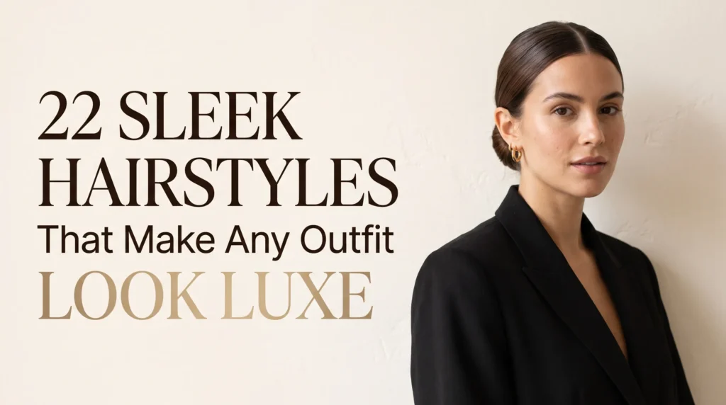sleek hairstyles