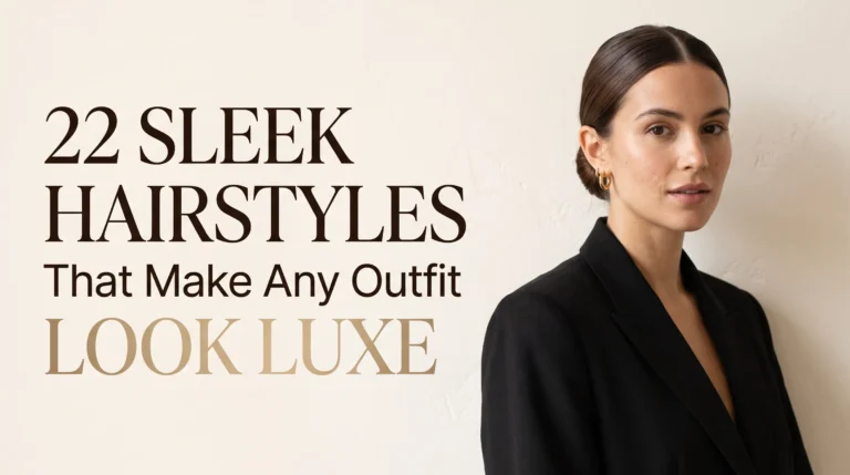 sleek hairstyles