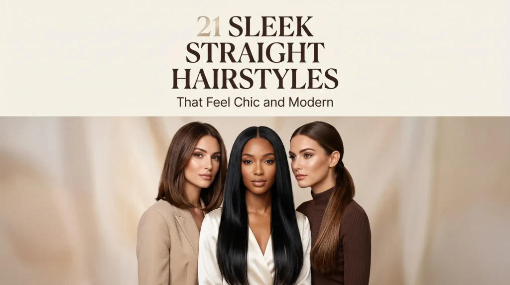 straight hairstyles